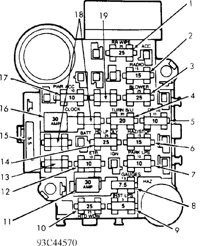 1991 - 1996 Jeep Cherokee Xj Trailer Light Wiring Diagram from jeep-manual.ru