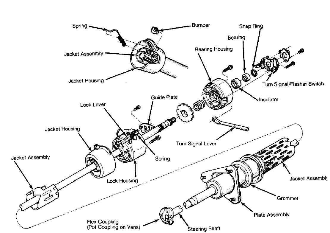 STEERING COLUMN :: 1984 - 1991 :: Jeep Cherokee (XJ) :: Jeep Cherokee