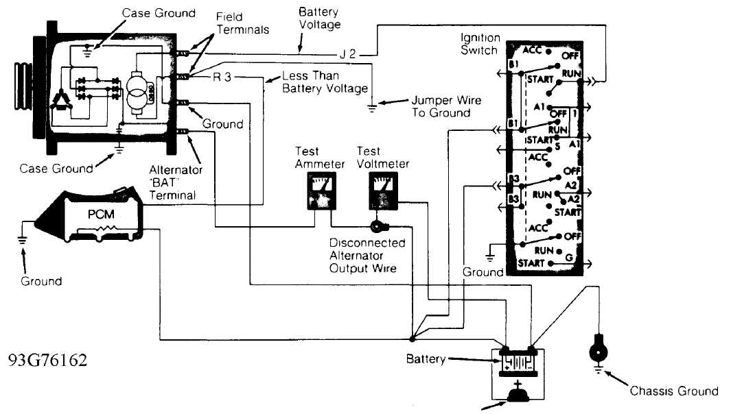 1993 Jeep Cherokee Alternator Wiring Diagram - Wiring Diagram