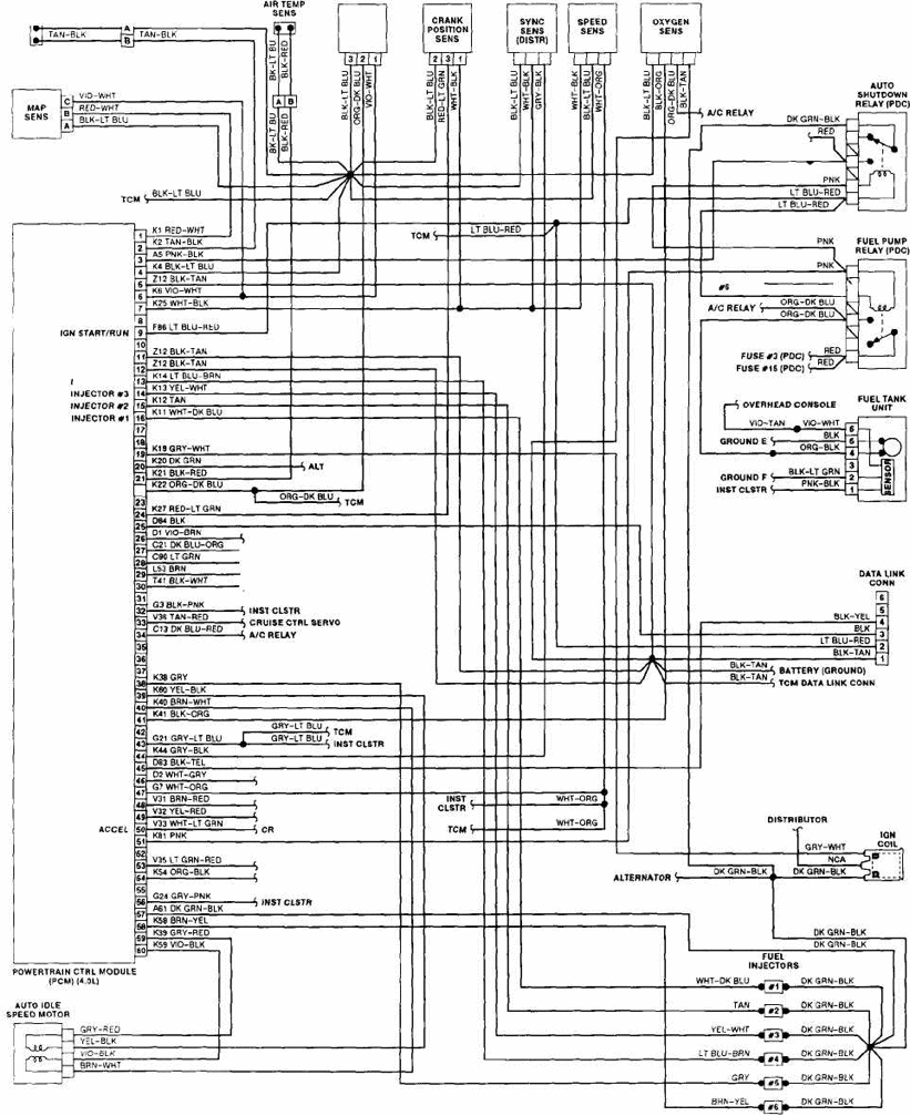 L Wiring Diagrams 1993 Jeep